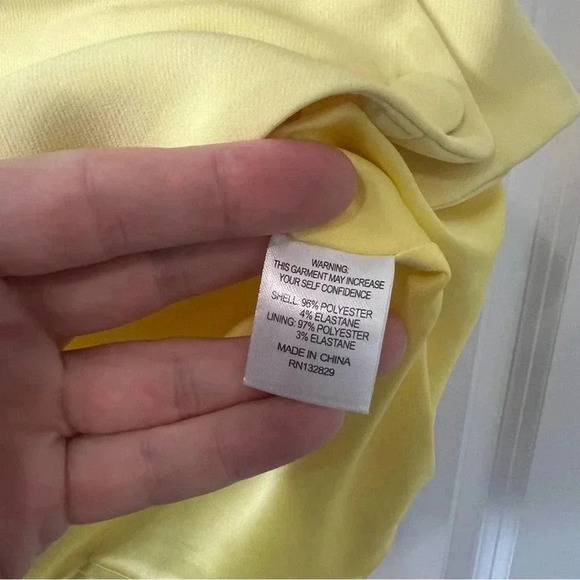 34 Song Of Style Gala Mini Skirt in Citrus Yellow - Picture 2 of 4